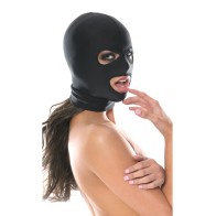 Fetish Fantasy Spandex 3 Hole Hood for Kinky Play