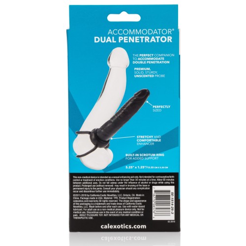 Accommodator Dual Penetrator - Black Pleasure Tool