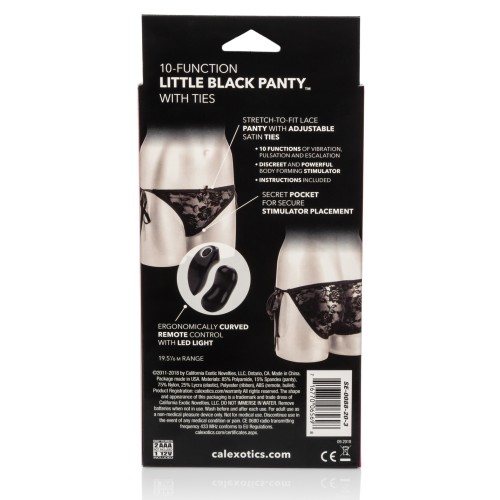 Remote Control Little Black Panty - 10 Function