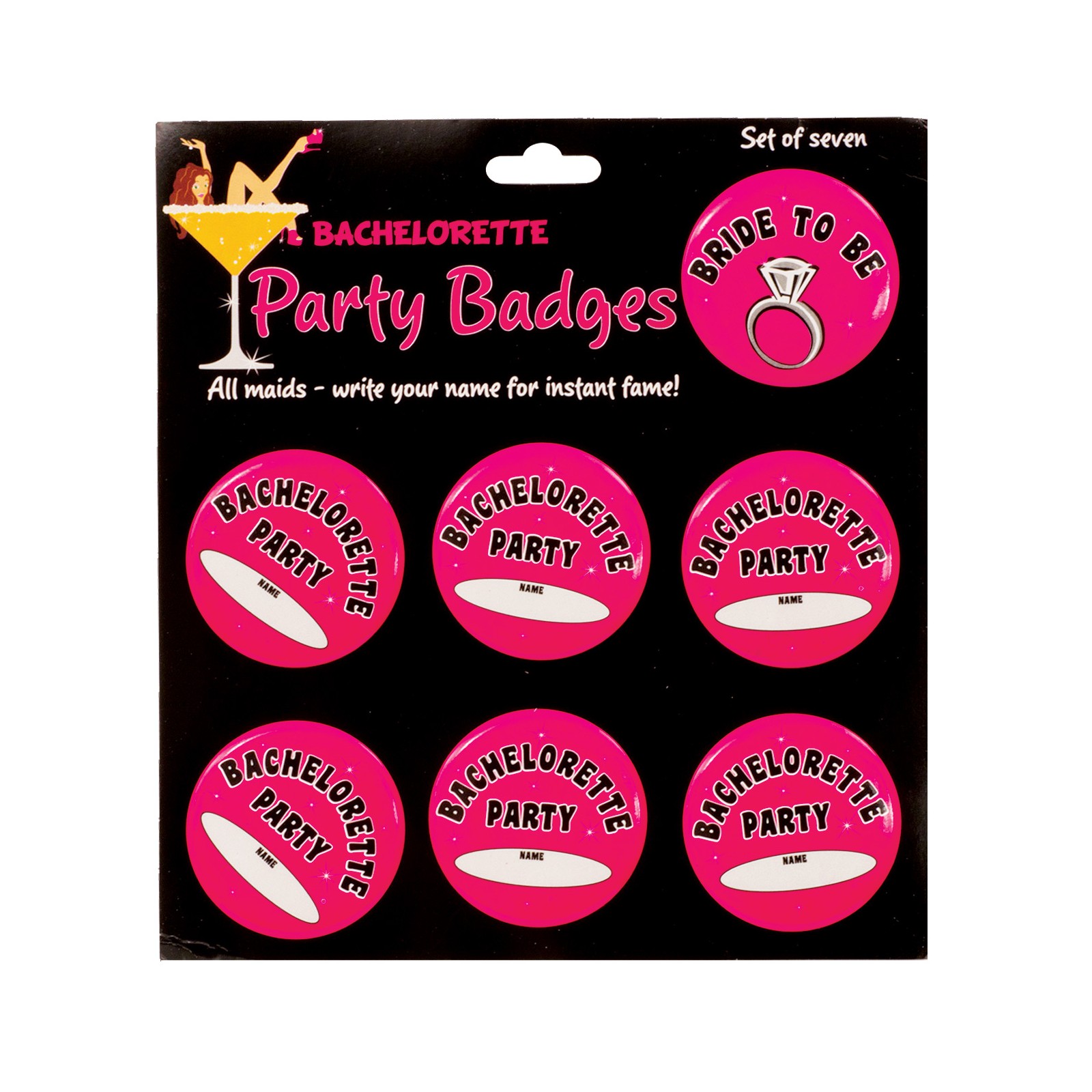 Bachelorette Party Badges to Celebrate