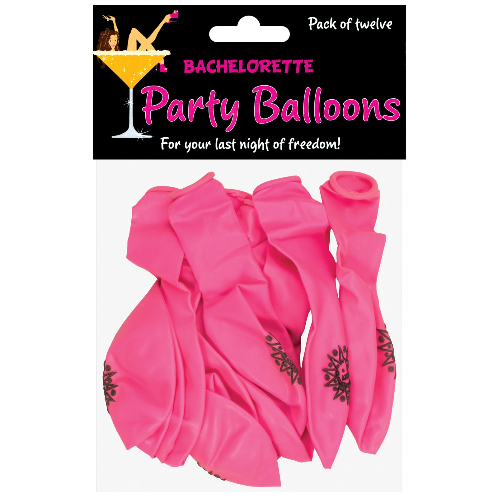 Bachelorette Party Balloons - Pack of 12