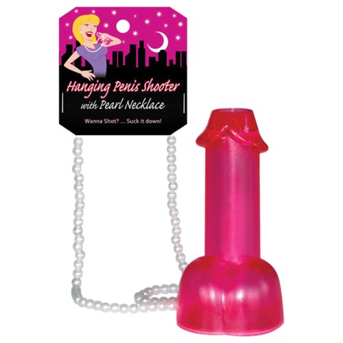 Fun Hanging Penis Shooter with Necklace