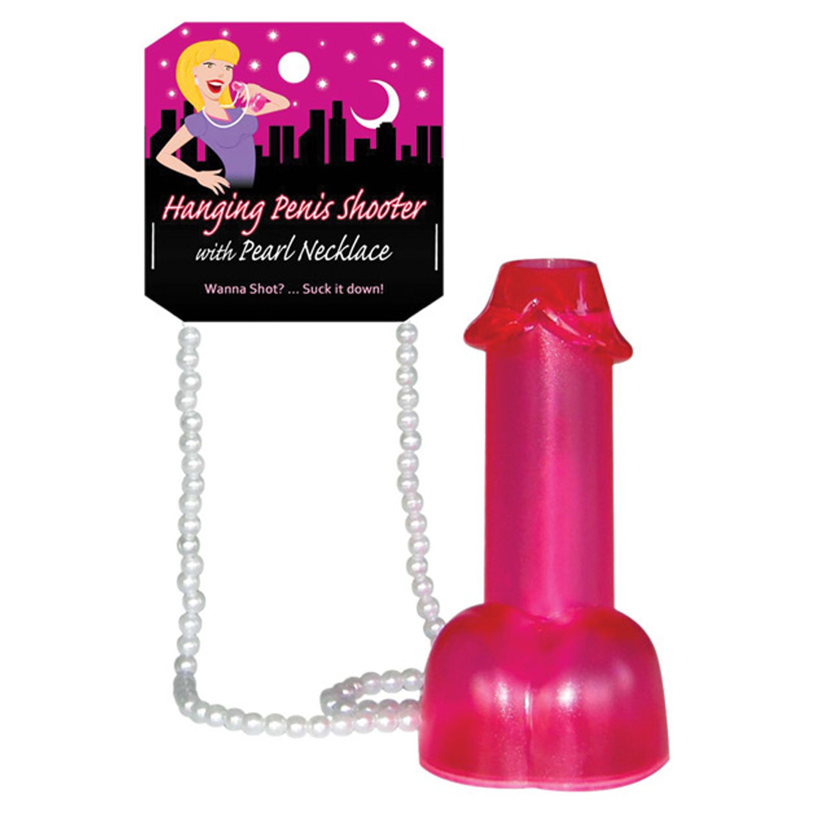 Fun Hanging Penis Shooter with Necklace