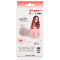 Travel Gripper Pussy Ass Stroker Pink