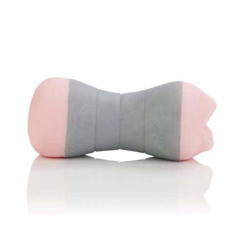 Travel Gripper Pussy Ass Stroker Pink