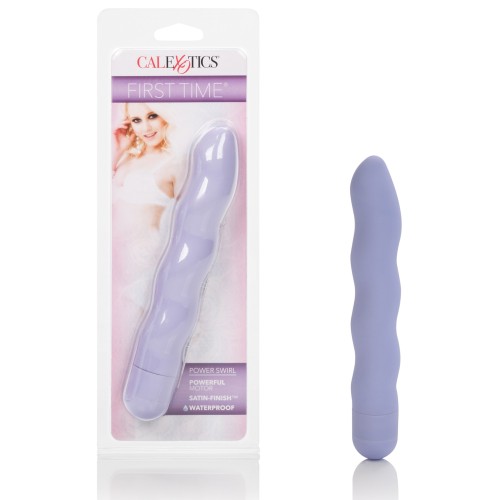 Vibrador First Time Power Swirl Púrpura