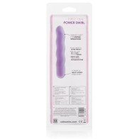 First Time Power Swirl Vibrator Purple