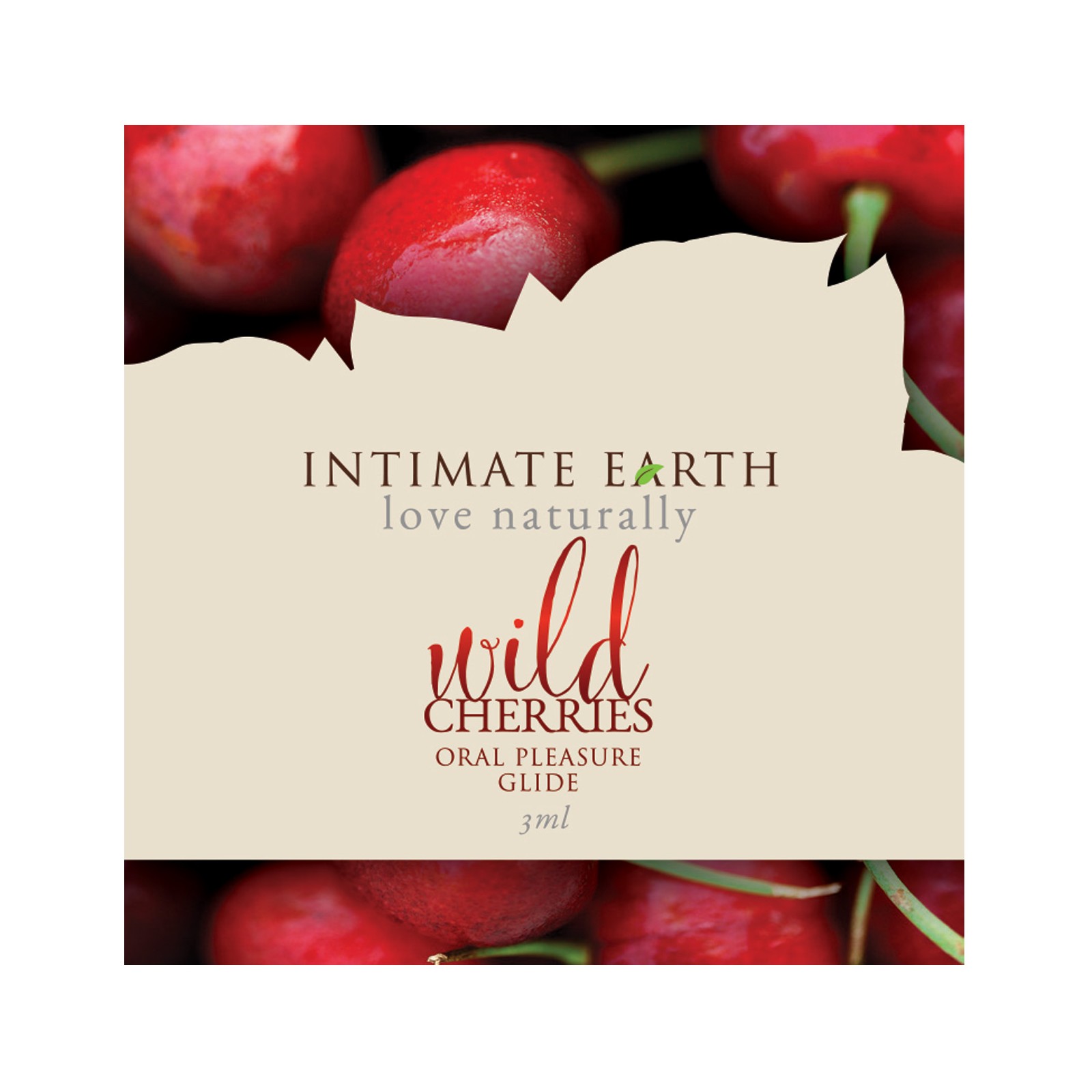 Intimate Earth Lubricant Foil - Wild Cherries