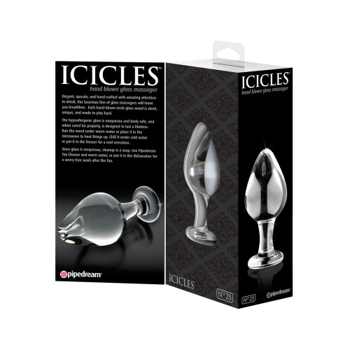 Icicles No. 25 Hand Blown Glass - Clear