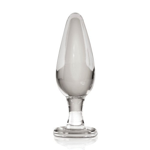 Icicles No. 26 Hand Blown Glass Massager Clear