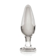 Icicles No. 26 Hand Blown Glass Massager Clear