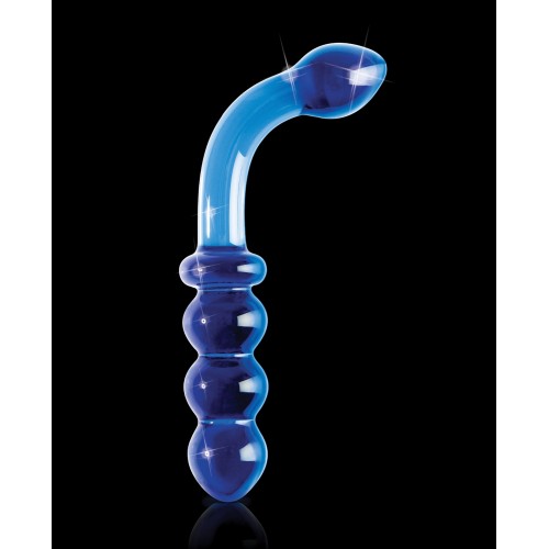 Icicles No. 31 Hand Blown Glass - Blue G Spot