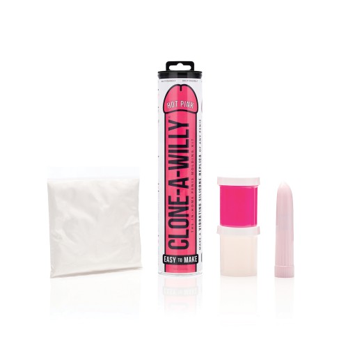 Clone-A-Willy Kit - Vibrating Hot Pink Replica