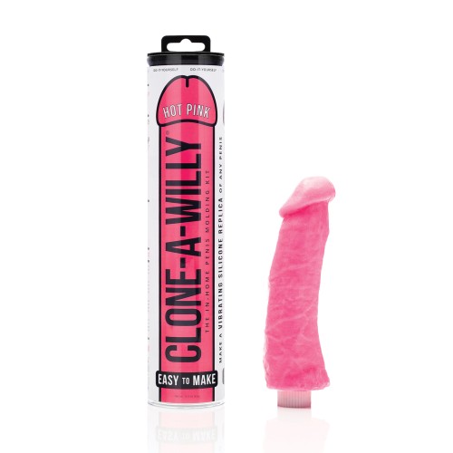 Clone-A-Willy Kit - Vibrating Hot Pink Replica