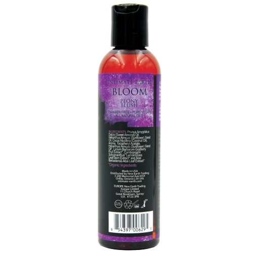 Intimate Earth Bloom Massage Oil - Peony Scents