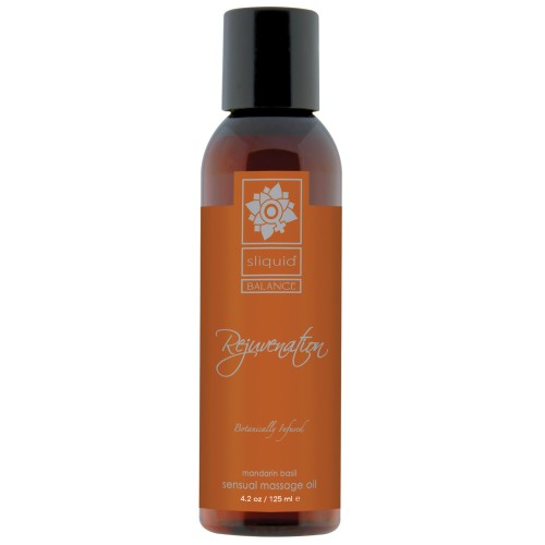 Sliquid Organics Rejuvenate Massage Oil 4.2 oz