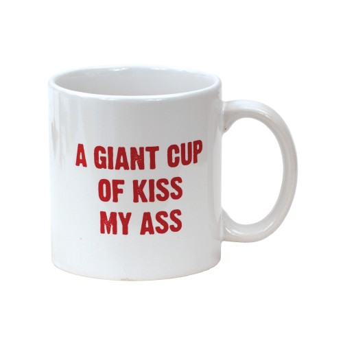 Attitude Mug Kiss My Ass 22 oz