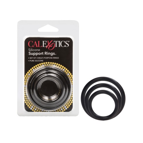 Silicone Support Rings Black