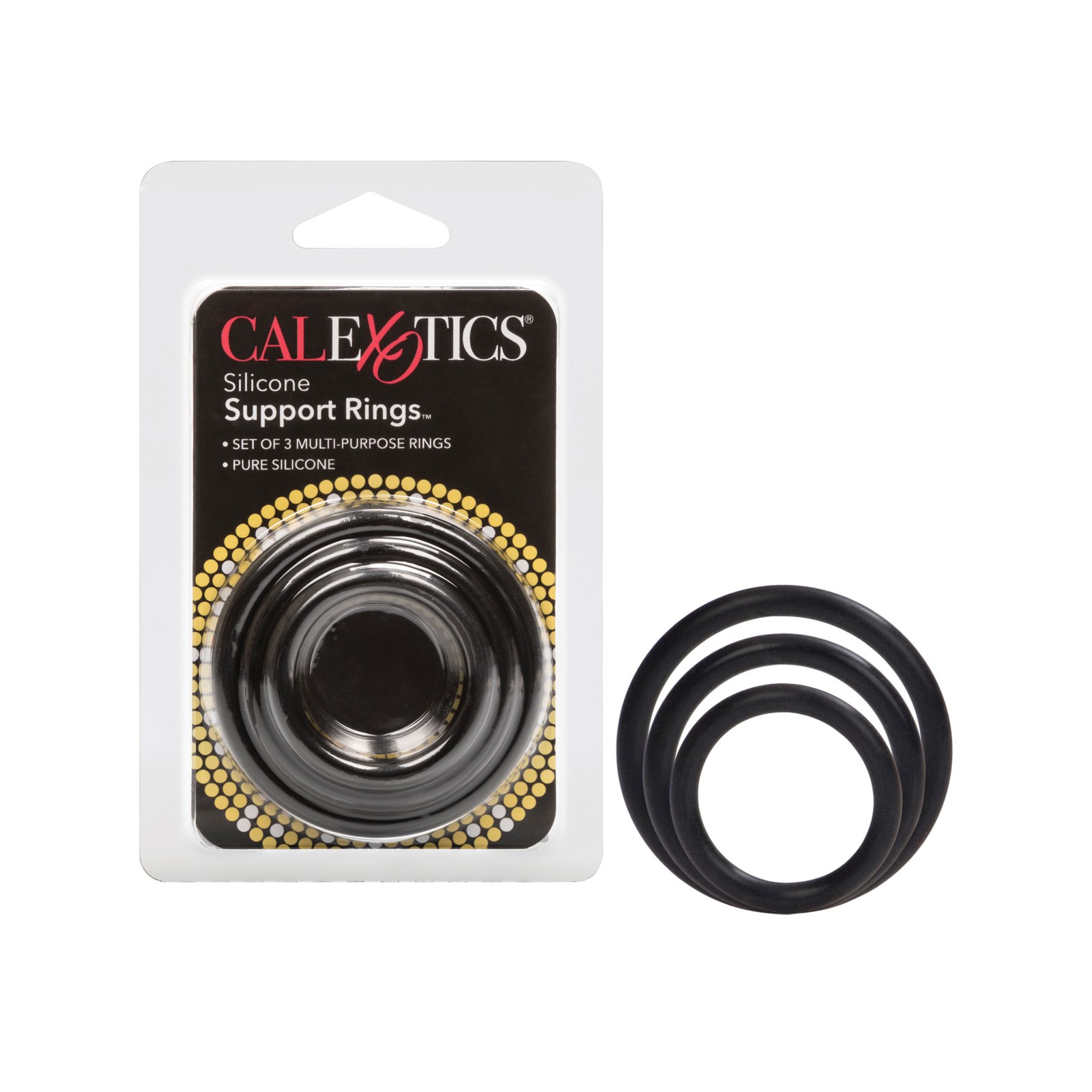 Silicone Support Rings Black