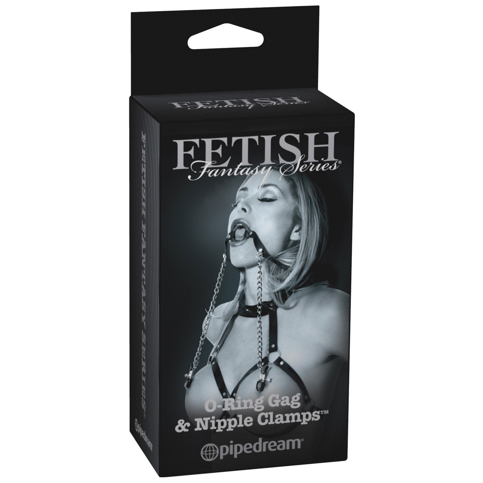 Gag en O-Ring y Pinzas para Pezones Fetish Fantasy para Sumisión Sensual