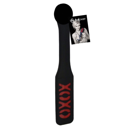 Sex & Mischief XOXO Paddle in Black