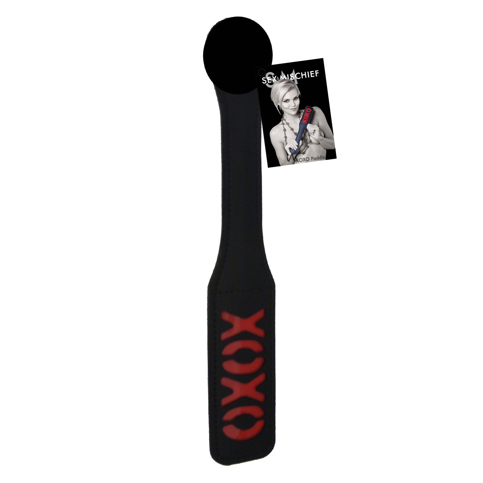 Sex & Mischief XOXO Paddle in Black