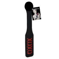 Sex & Mischief XOXO Paddle in Black