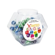 X-Rated Fun Gum Fishbowl - Assorted 90 Count