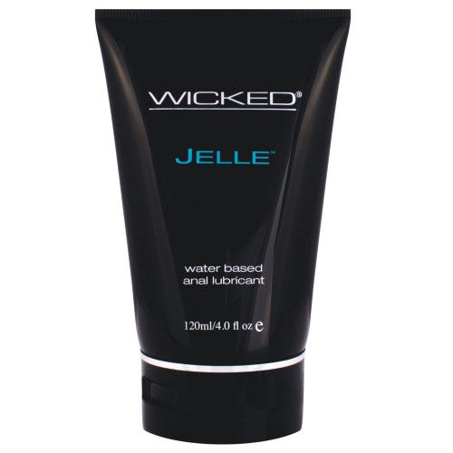 Lubricante Anal a Base de Agua Wicked Sensual Care Jelle - 4 oz