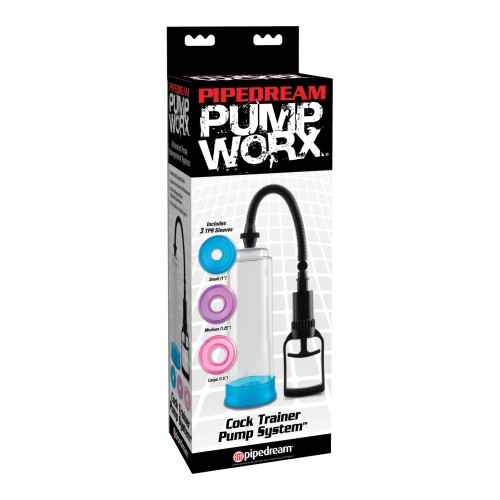 Sistema de Bomba Cock Trainer Pump Worx para Aumento de Tamaño