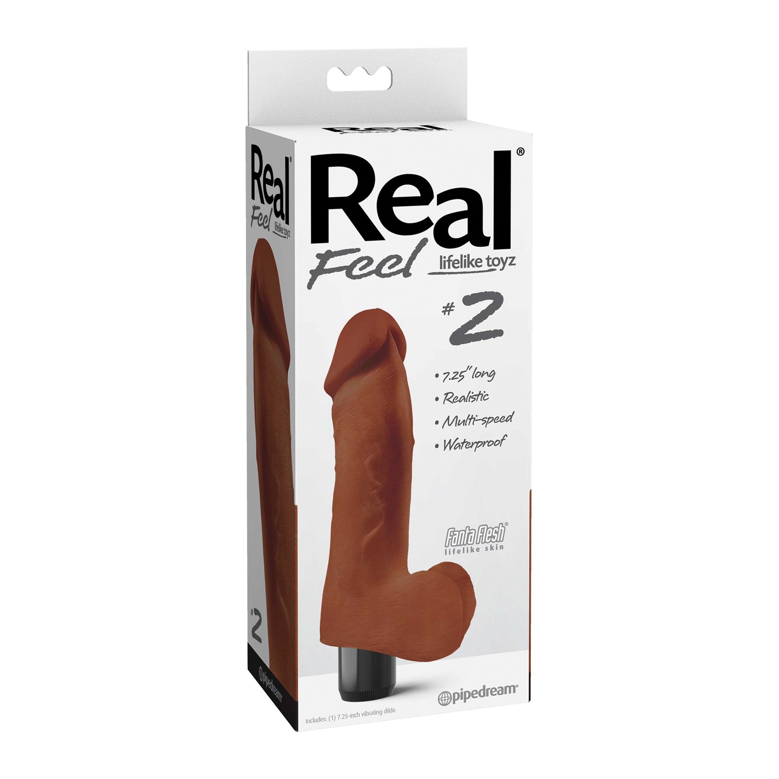 Real Feel Waterproof Vibe Long 8" Brown