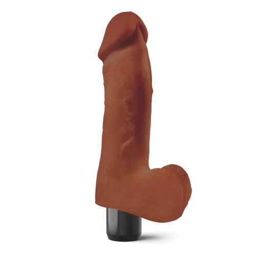 Vibrador Realista Impermeable Long 8" Marrón