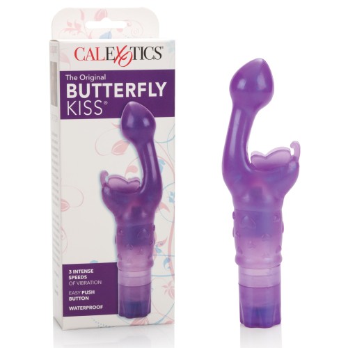 Butterfly Kiss Púrpura Masajeador de Múltiples Velocidades