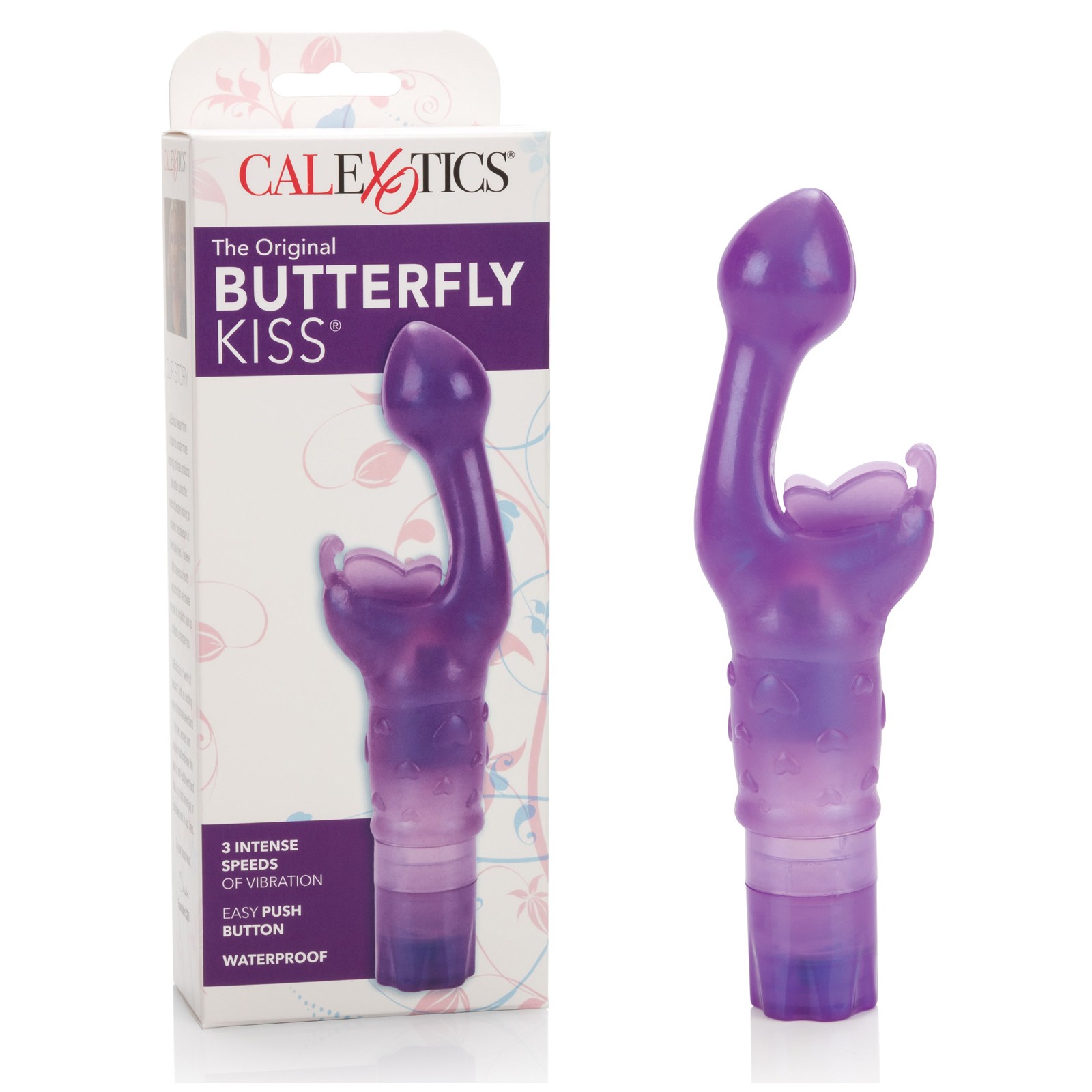 Butterfly Kiss Púrpura Masajeador de Múltiples Velocidades