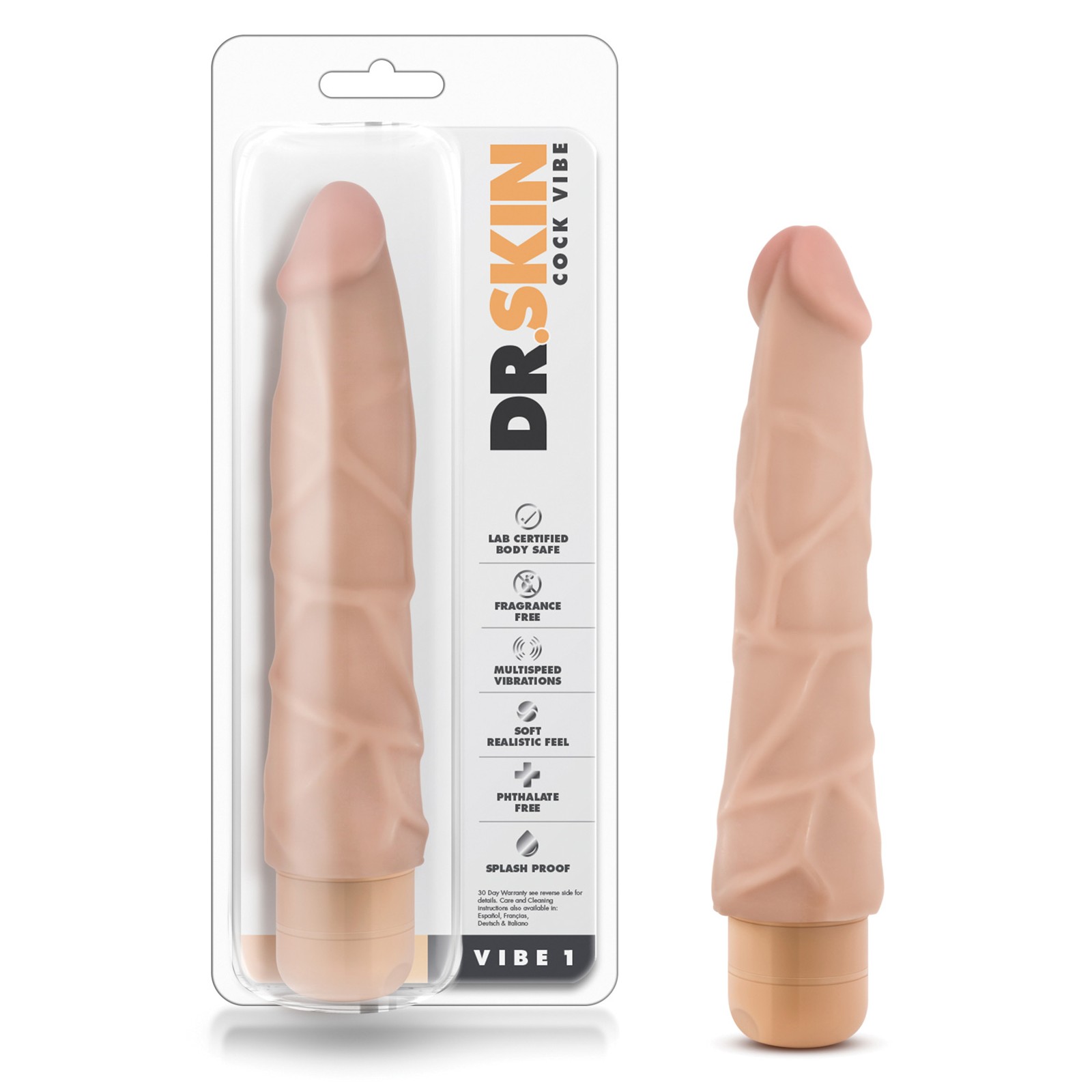 Blush Dr. Skin Vibe #1 Realistic Vibrator