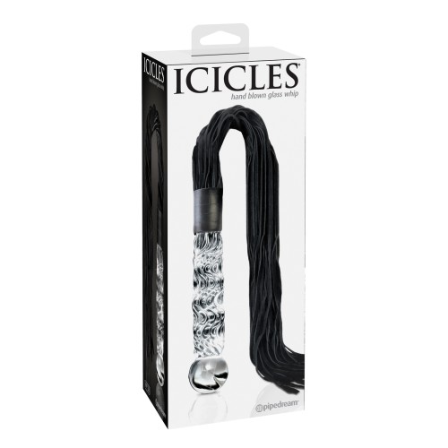 Icicles No. 38 Glass Handled Whip Clear