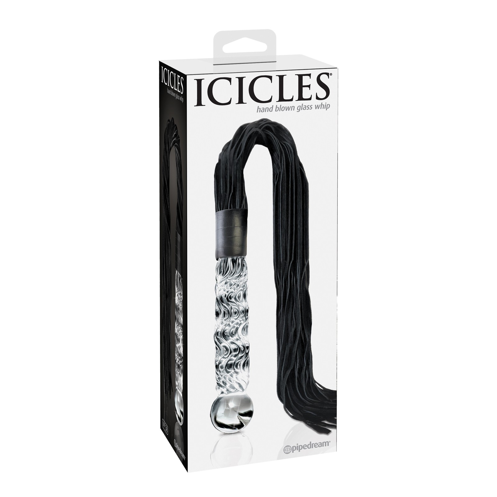 Icicles No. 38 Glass Handled Whip Clear