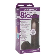 Accesorio de Pene de 8 Pulgadas Vac-U-Lock para Placer Realista