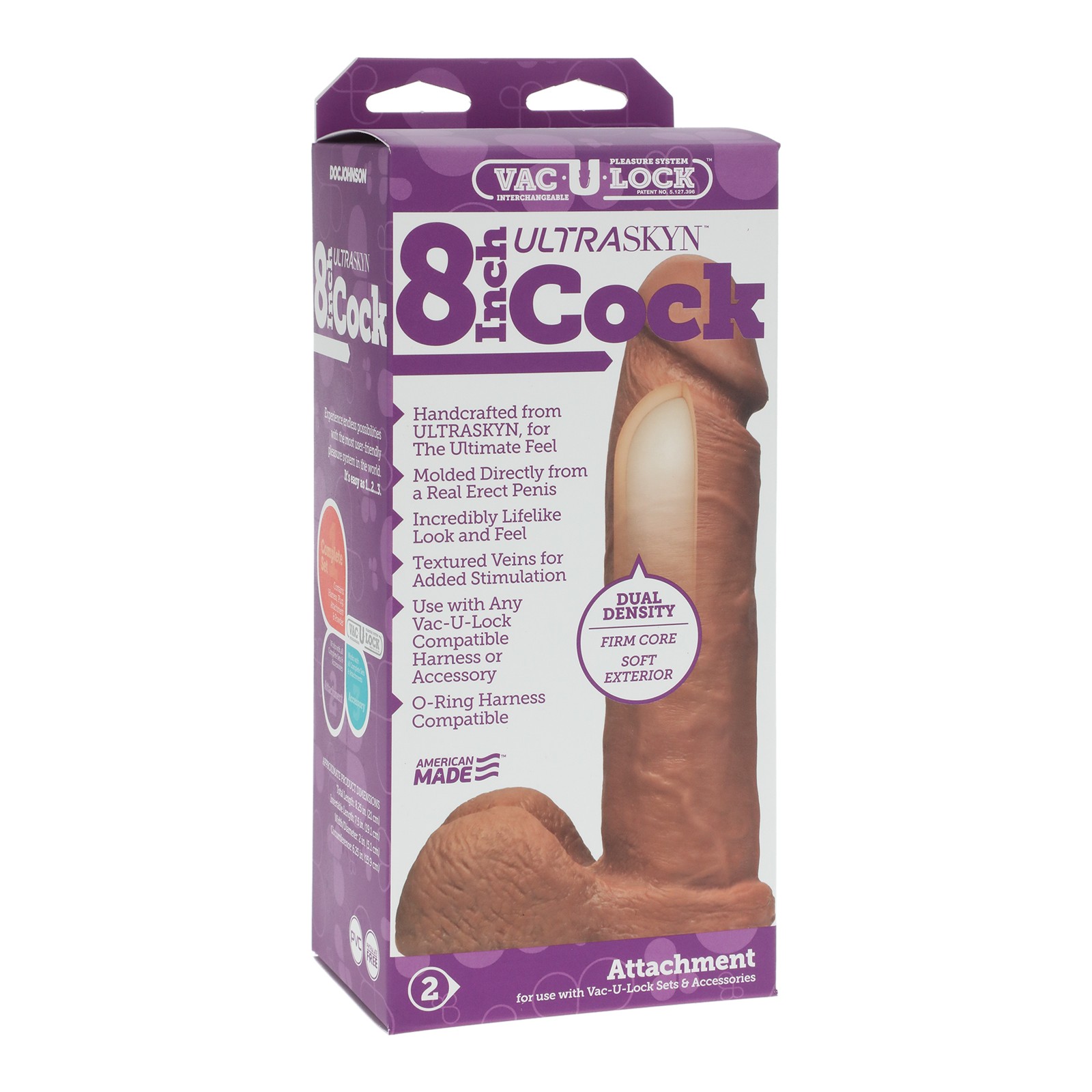 Vac-U-Lock 8 Inch ULTRASKYN Cock Attachment