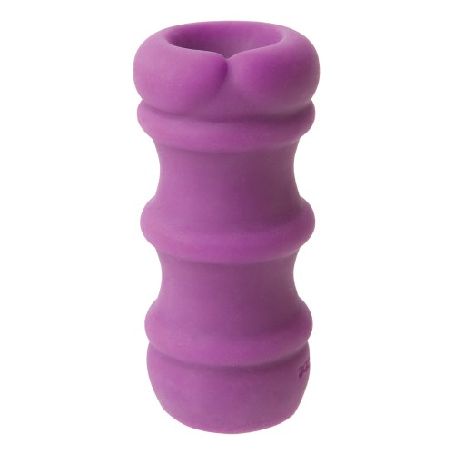 Mood Ultraskyn Thick Ribbed Stroker Purple for Enhanced Pleasure