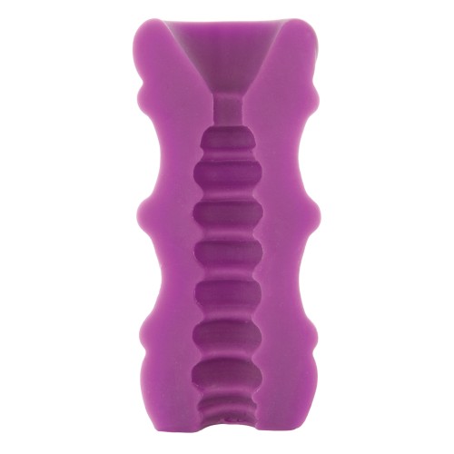 Mood Ultraskyn Thick Ribbed Stroker Purple for Enhanced Pleasure