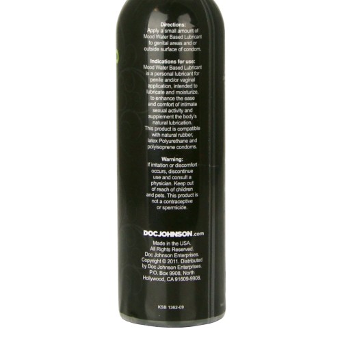 Lubricante a Base de Agua Mood Lube 4 oz