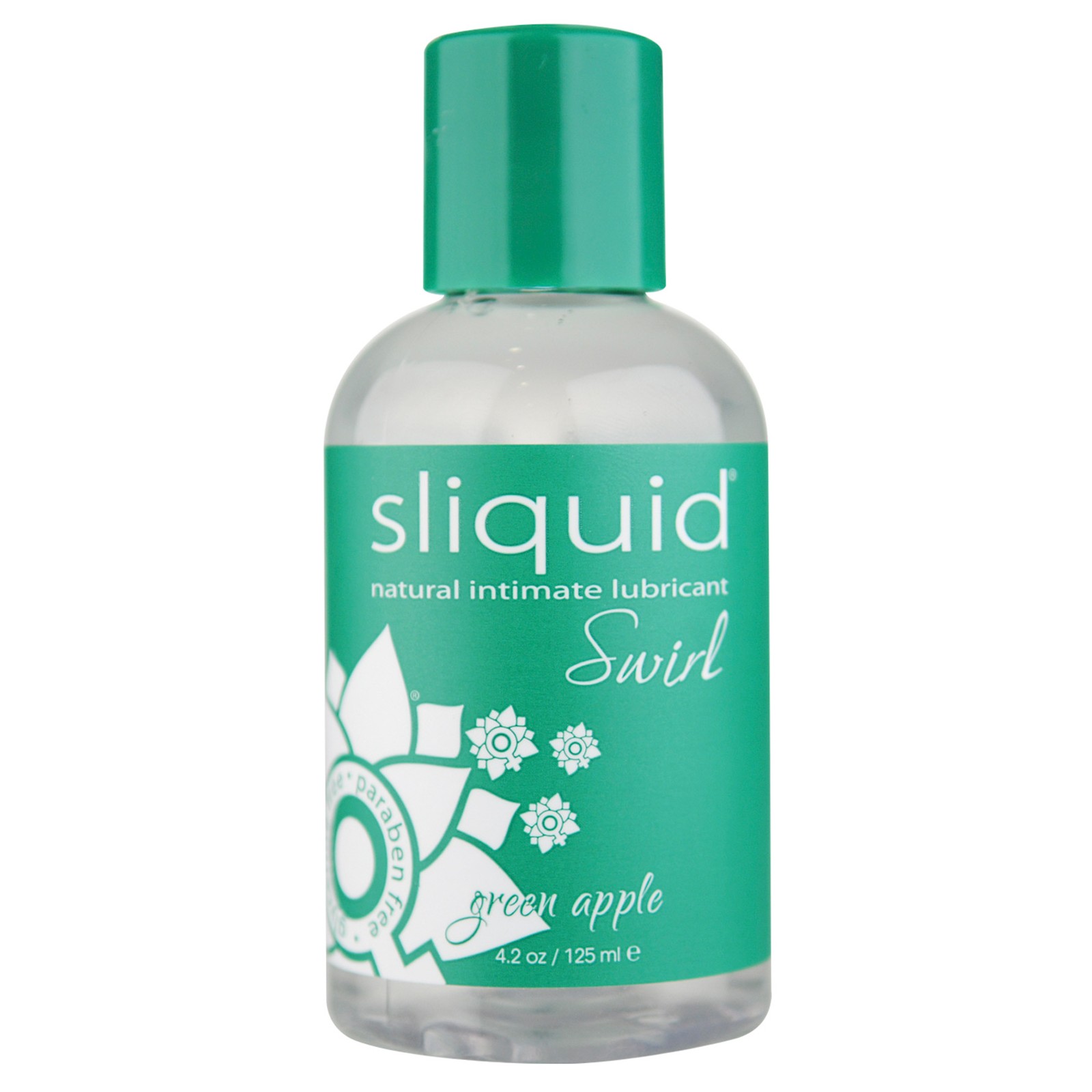 Sliquid Naturals Swirl Lubricant 4.2 oz Green Apple