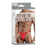 Male Power Satin Bong Thong Red