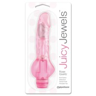 Vibrador de Cuarzo Rosa Juicy Jewels - Rosa