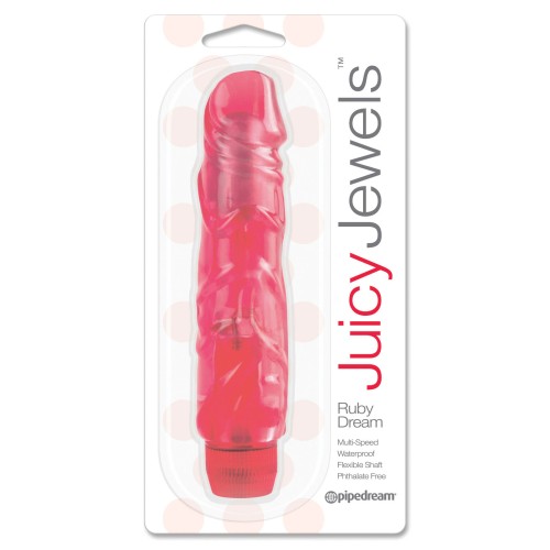 Rubí Sueño Vibrador Juicy Jewels - Rojo