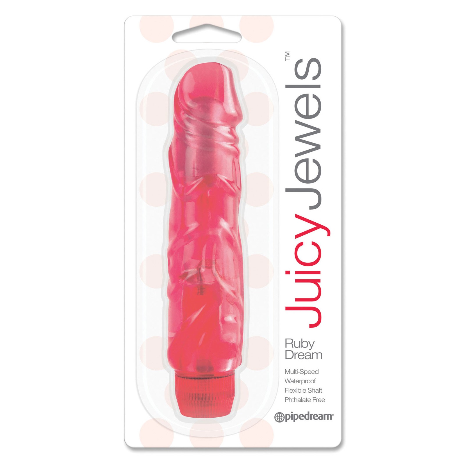 Rubí Sueño Vibrador Juicy Jewels - Rojo