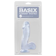 Basix Rubber Works Dong with Suction Cup