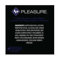 ID Pleasure Waterbased Tingling Lubricant 4.4 oz