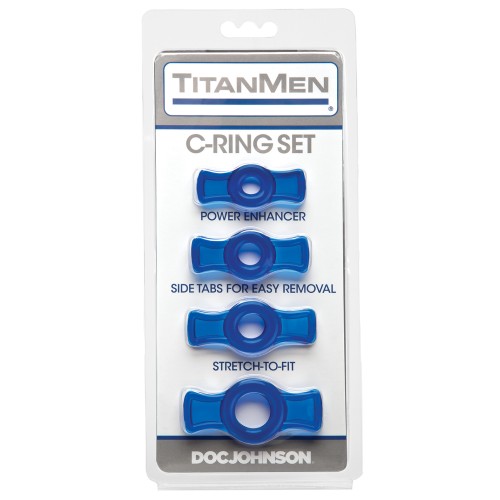 Titanmen Tools Cock Ring Set for Enhanced Pleasure